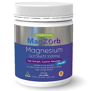 Vitaceuticals Magzorb Magnesium Glycinate 1000Mg Powder 240G