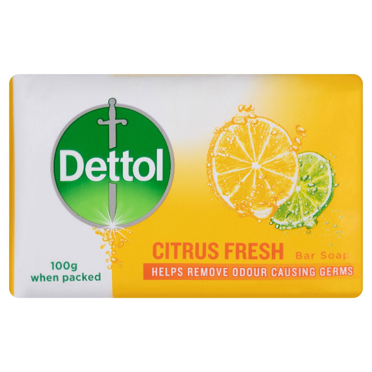 Dettol Citrus Fresh Bar Soap 3 X 100G