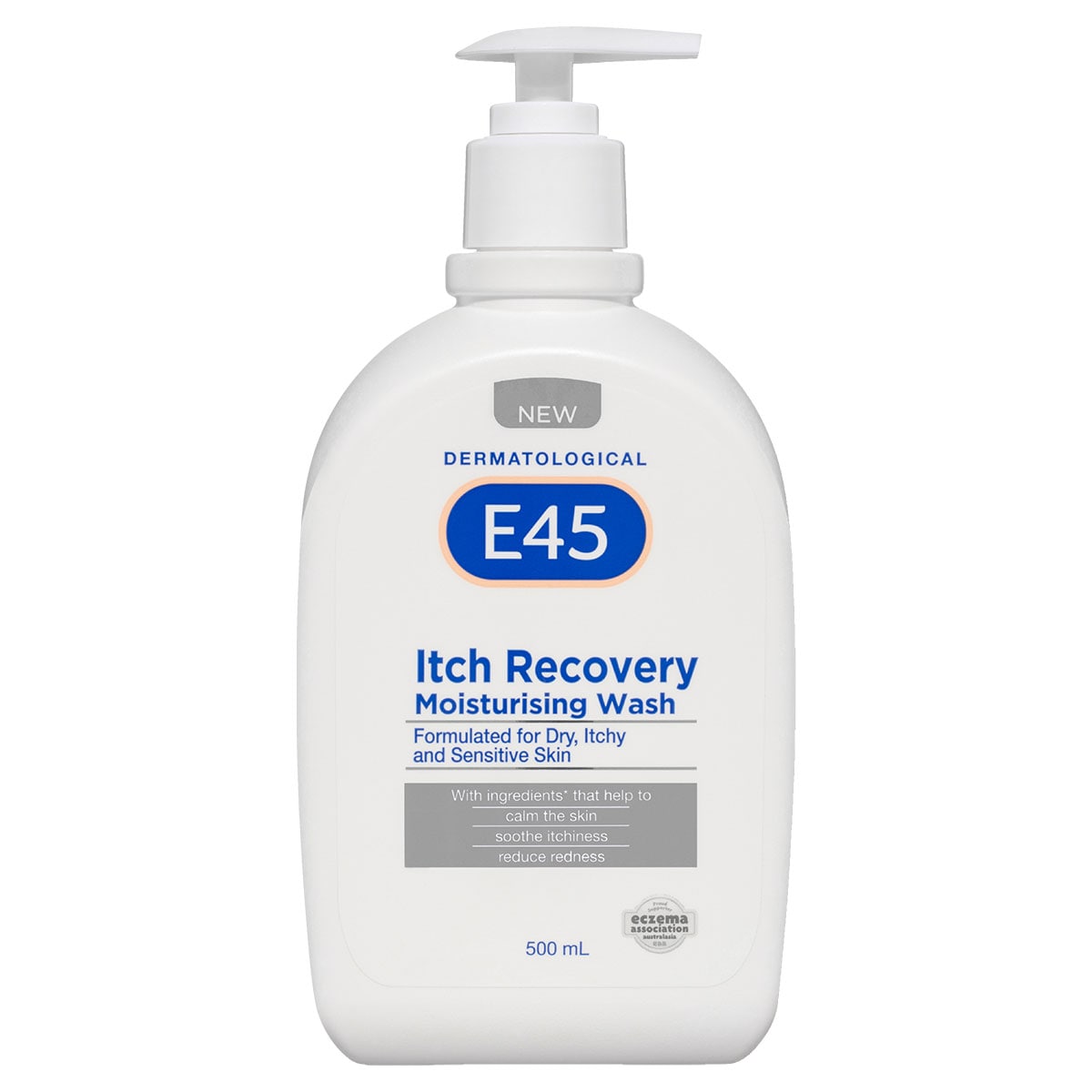 E45 Itch Recovery Moisturising Body Wash 500ml