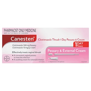 Canesten 1 Day Thrush Treatment Pessary & Cream