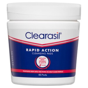 Clearasil Rapid Action Cleansing Pads 65 Pads