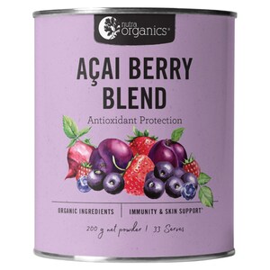 Nutra Organics Acai Berry Blend With Camu Camu 200G