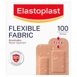 Elastoplast Flexible Fabric Breathable Strips 100 Pack