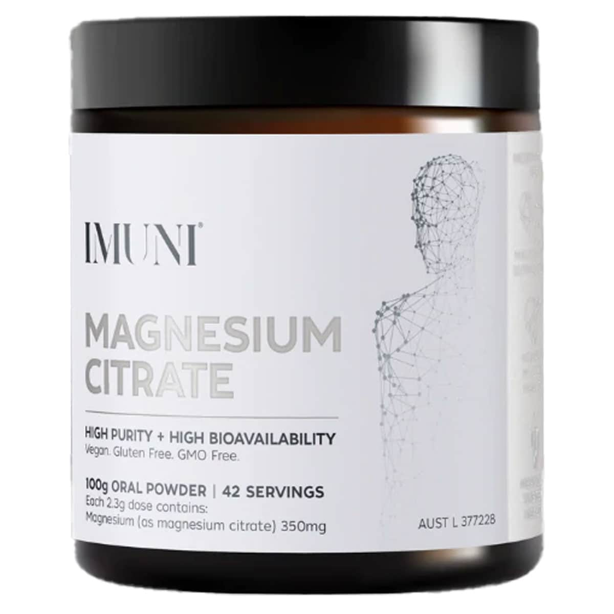 Imuni Magnesium Citrate Powder 100G