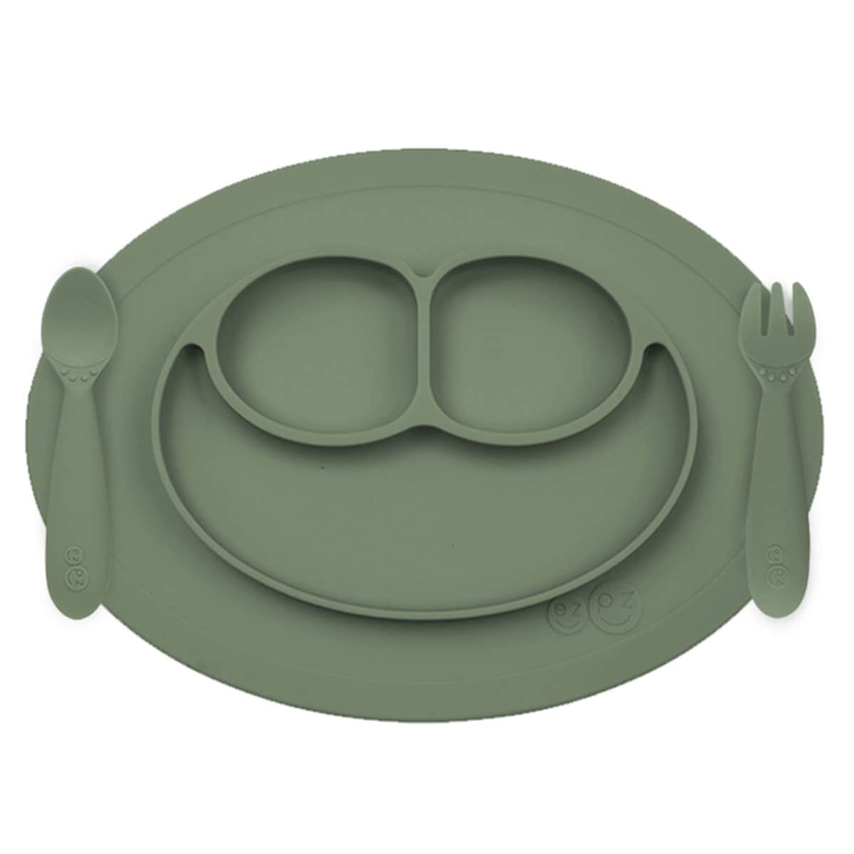 Ezpz Mini Feeding Set Olive