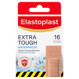 Elastoplast Extra Tough Waterproof Plasters 16 Pack