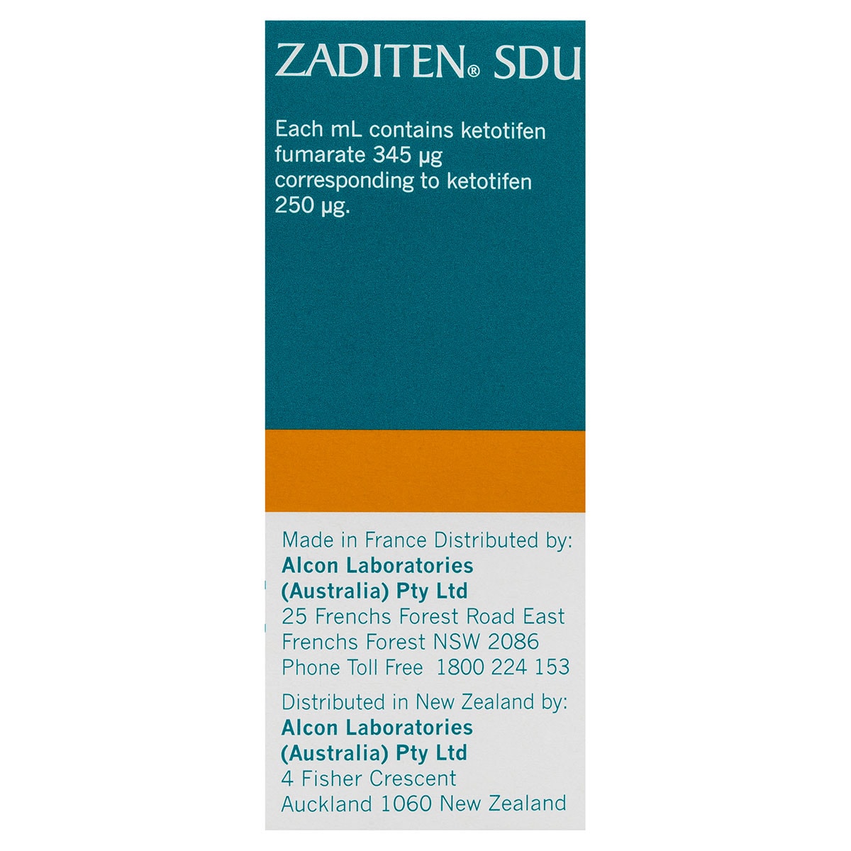 Zaditen Allergy Eye Drops 20 x 0.4ml Vials