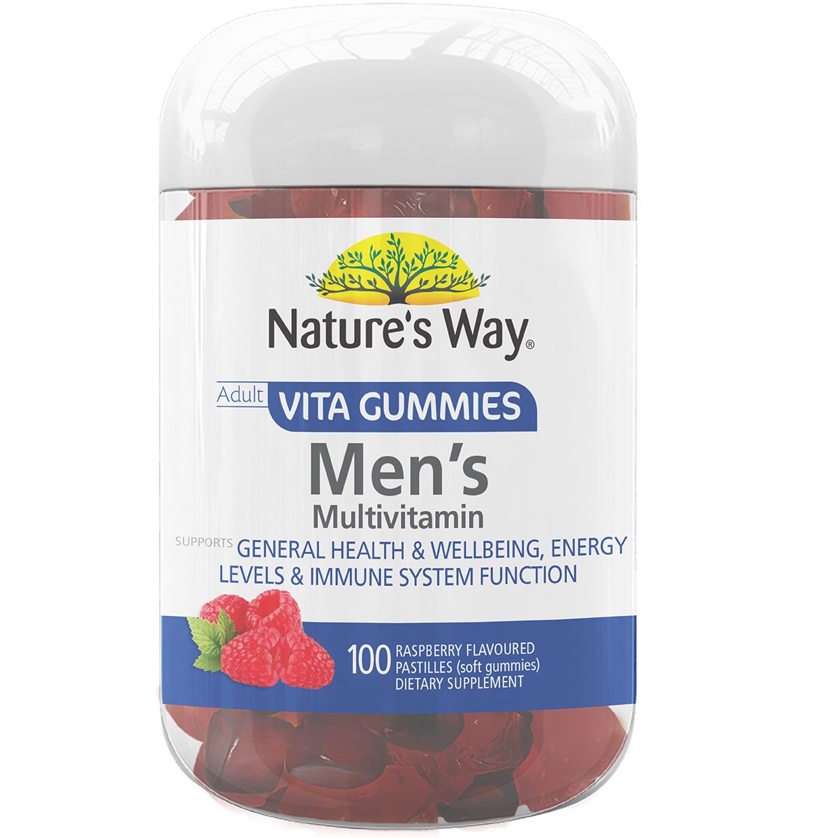 Natures Way Adult Vita Gummies Mens Multivitamin 100 Pack