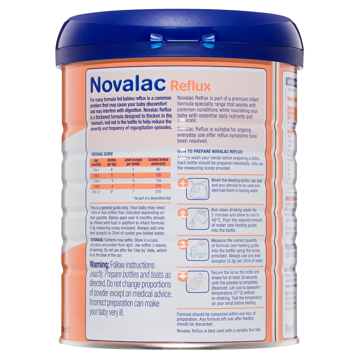 Novalac Reflux Infant Formula 800G