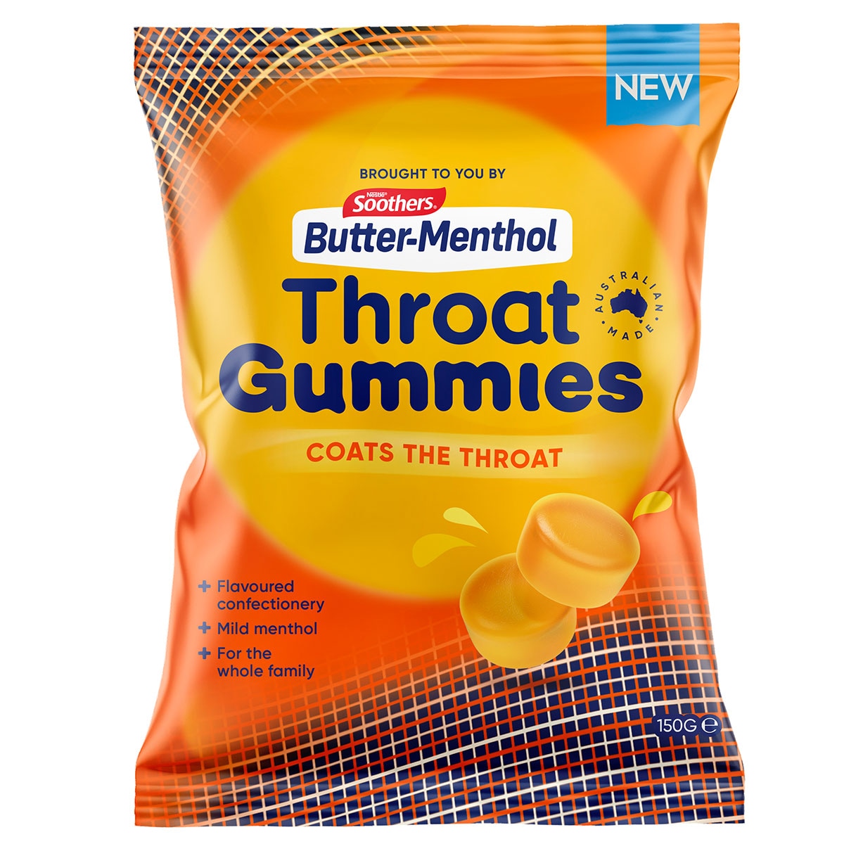 Nestle Butter Menthol Throat Gummies 150G