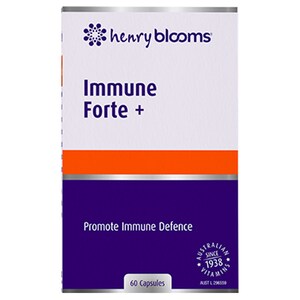 Henry Blooms Immune Forte + 60 Vegetarian Capsules