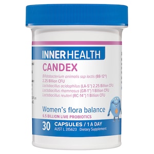 Inner Health Candex Womens Flora Balance Fridge Free 30 Capsules