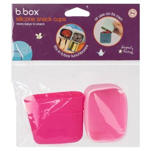 B.Box Silicone Snack Cups 2 Pack Berry