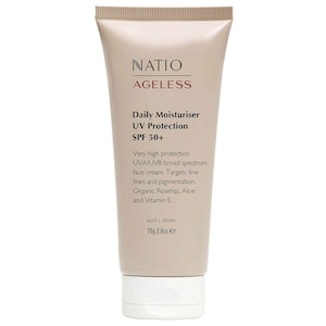 Natio Ageless Daily Moisturiser Uv Protection Spf50 75G