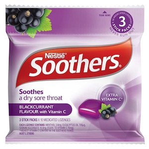 Nestle Soothers Blackcurrant Multipack 3 X 10 Lozenges