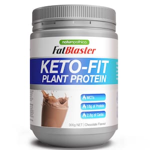 Naturopathica Fatblaster Keto Fit Plant Protein Chocolate 300G