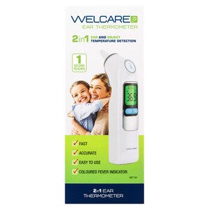 Welcare 2 In 1 Ear Thermometer