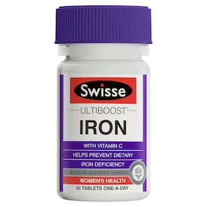 Swisse Ultiboost Iron With Vitamin C 30 Tablets