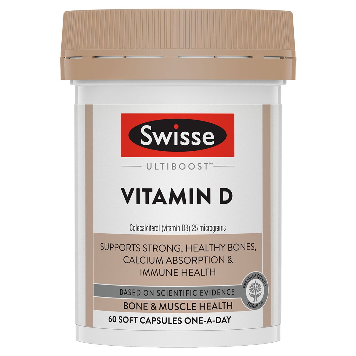 Swisse Ultiboost Vitamin D 60 Capsules