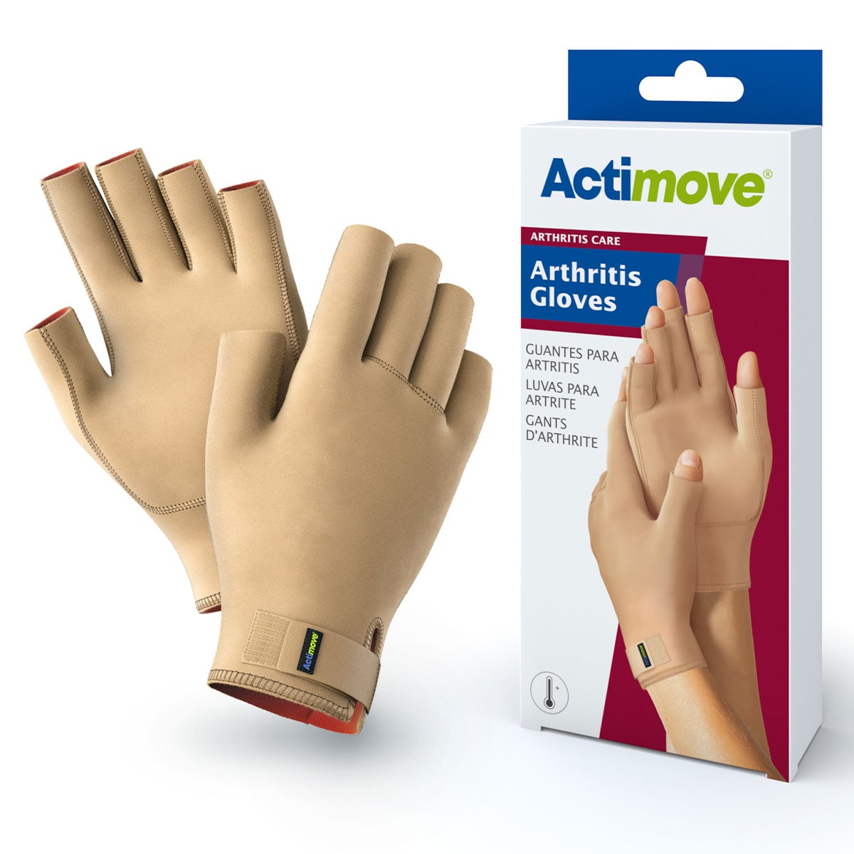 Actimove Arthritis Gloves Xl Beige