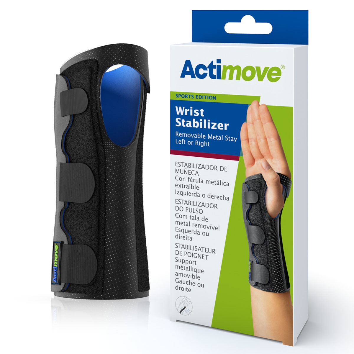 Actimove Sport Wrist Stabilizer Large Black