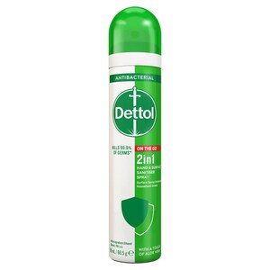 Dettol 2 In 1 Hand & Surface Sanitiser Spray 90Ml