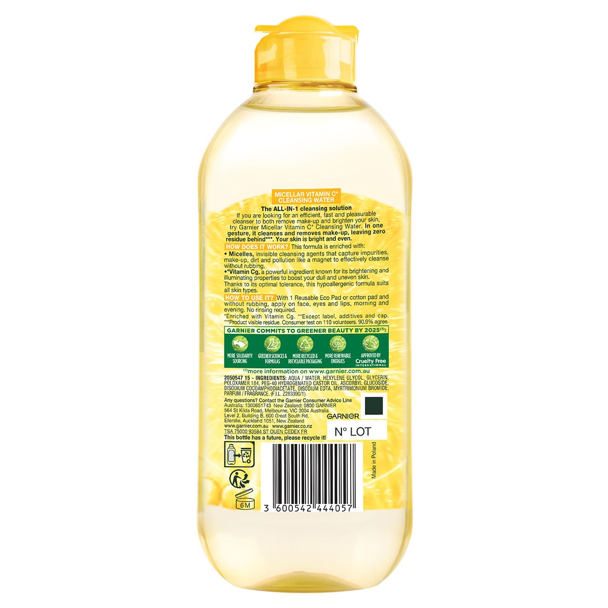 Garnier Micellar Vitamin C Cleansing Water 400Ml