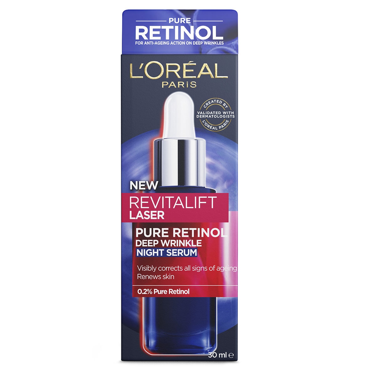 L'Oreal Revitalift Laser Retinol Night Serum 30Ml