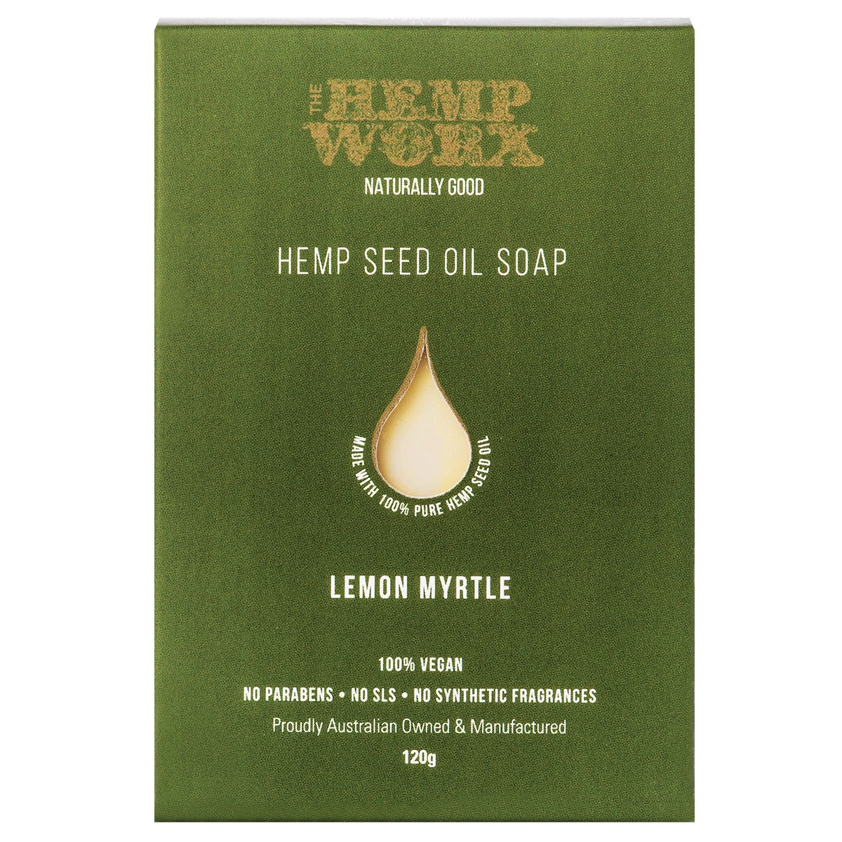 Hemp Worx Lemon Myrtle Soap Bar 120G