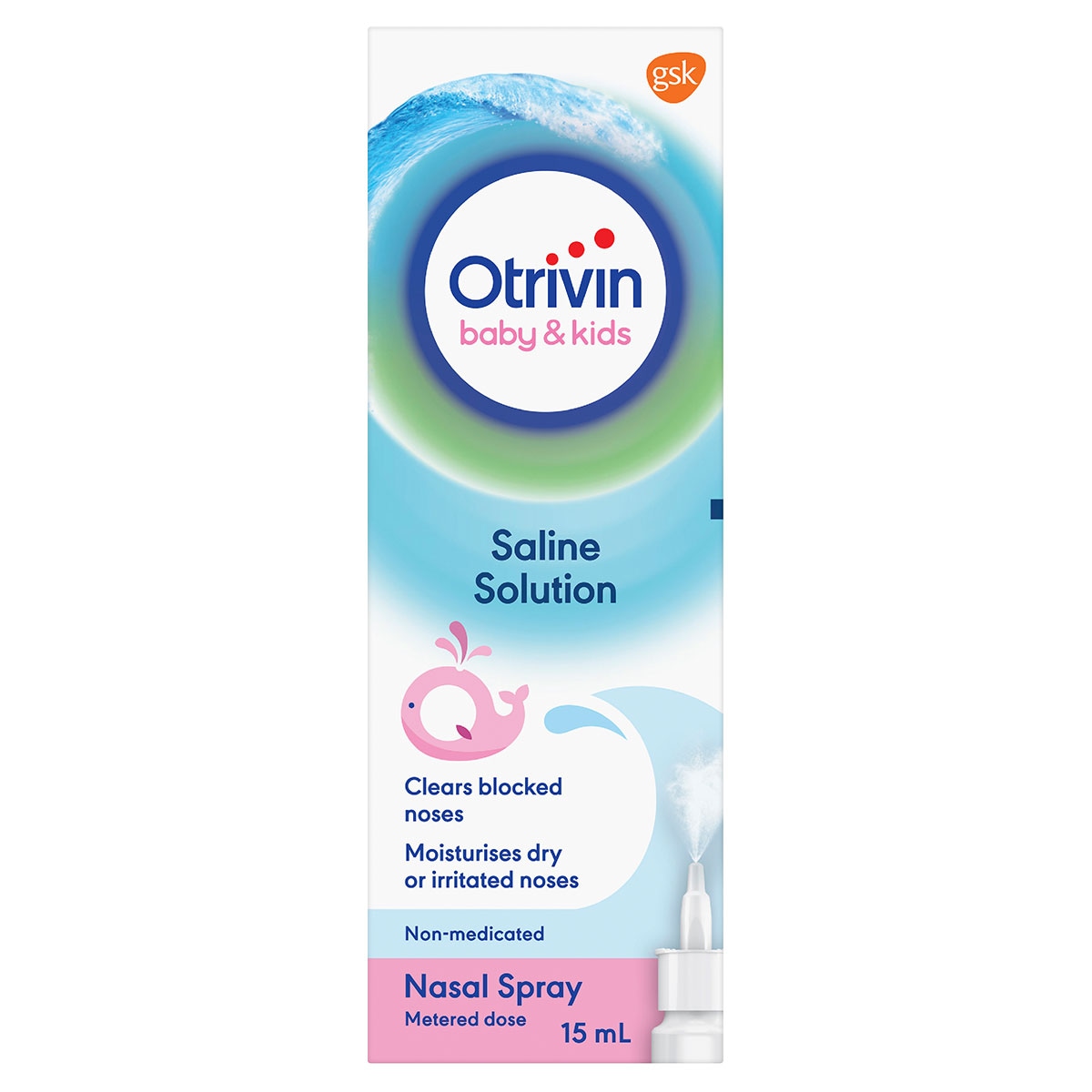 Otrivin Baby & Kids Natural Nasal Spray 15Ml