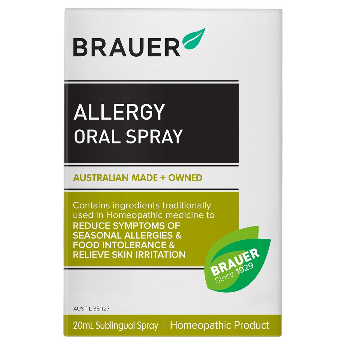 Brauer Allergy Oral Spray 20ml