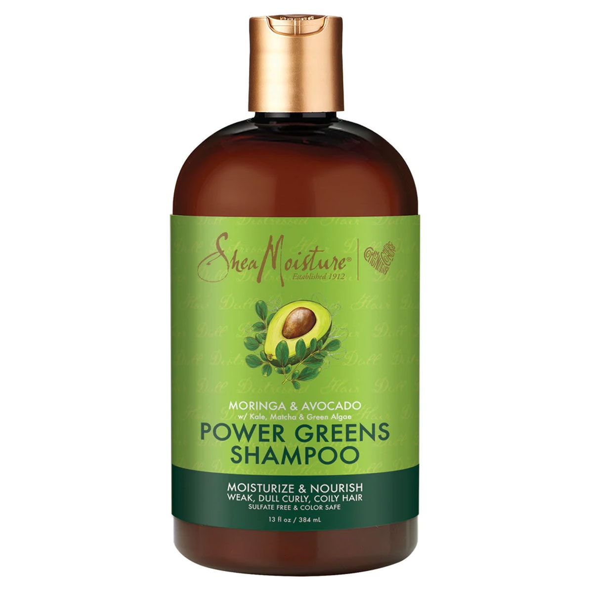 Shea Moisture Moringa & Avocado Power Greens Shampoo 384Ml