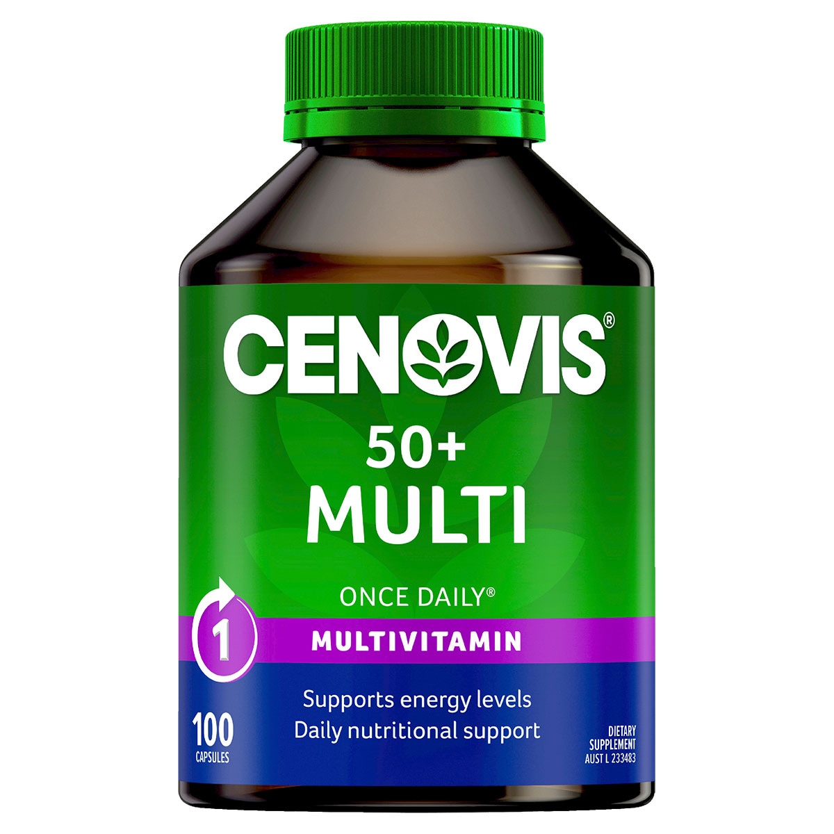 Cenovis Once Daily 50+ Multi Vitamin 100 Capsules