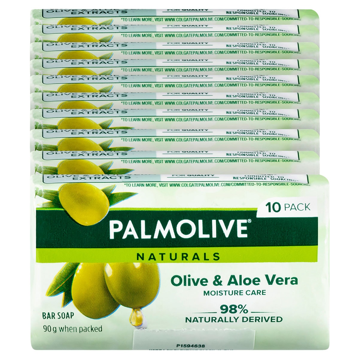 Palmolive Aloe & Olive Extracts Moisture Care Soap Bars 10 Pack