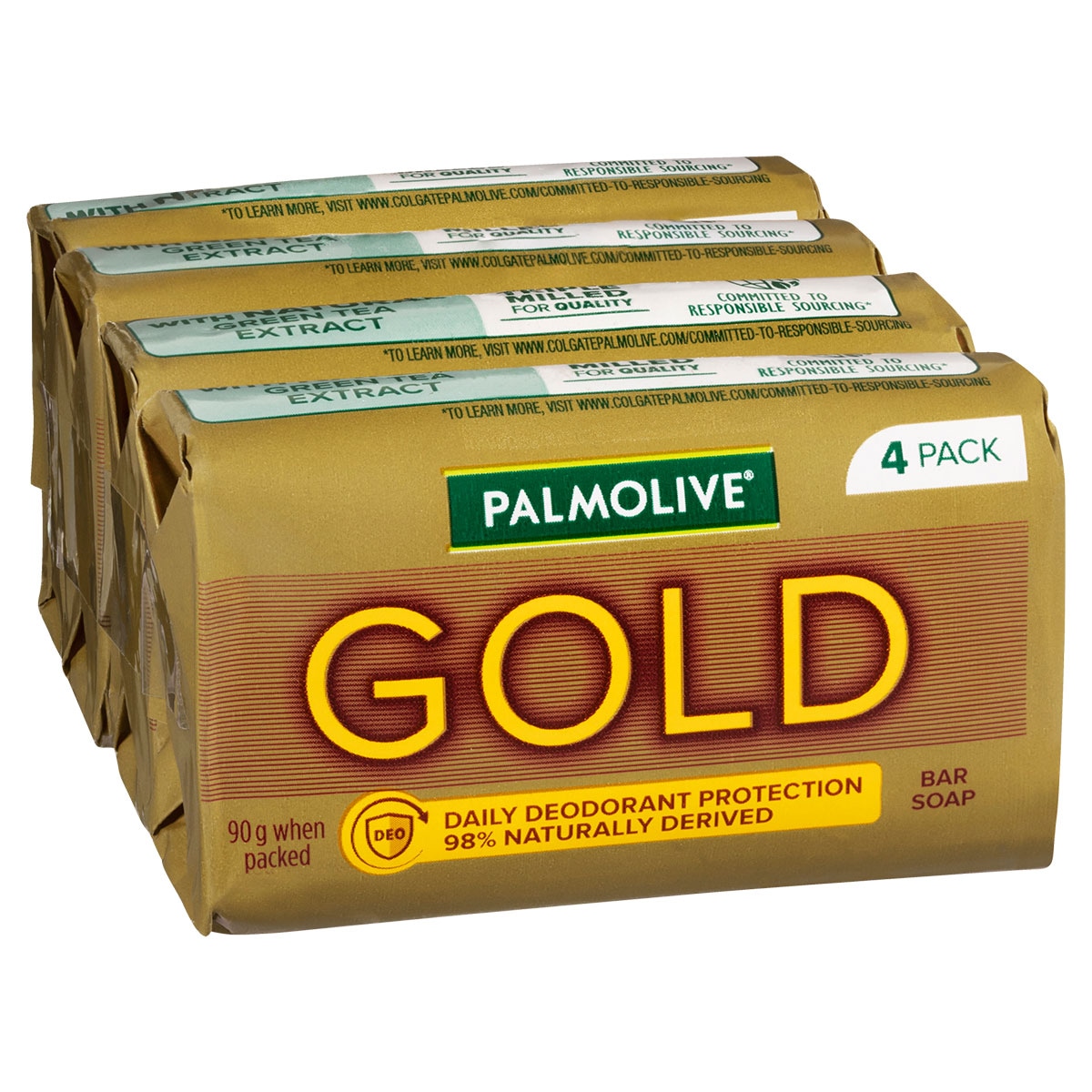 Palmolive Gold Daily Protection Soap Bars 4 Pack