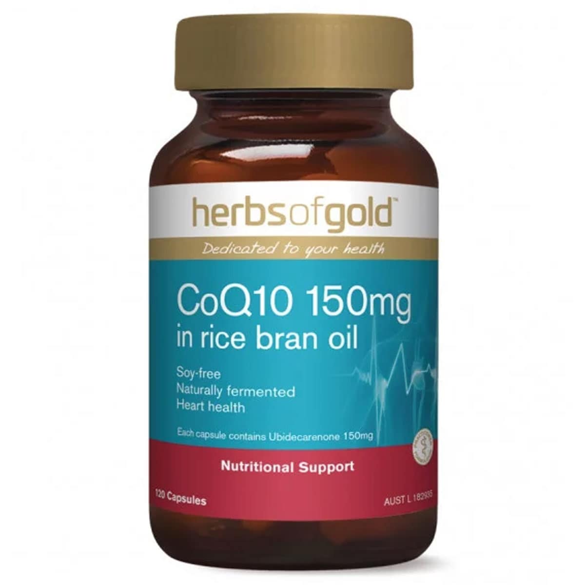 Herbs Of Gold Coq10 150Mg 120 Capsules