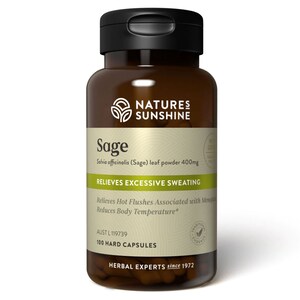 Natures Sunshine Sage 400Mg 100 Capsules