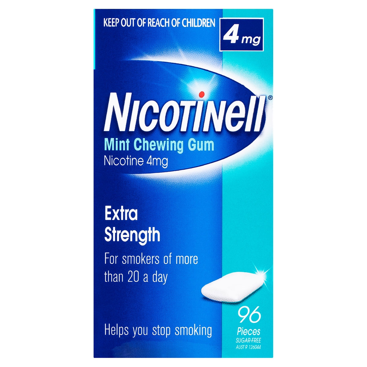 Nicotinell Chewing Gum Mint 4Mg 96 Pieces