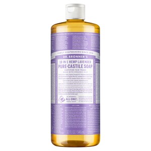 Dr Bronners Pure Castile Liquid Soap Lavender 946Ml