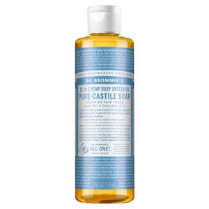 Dr Bronners Pure Castile Liquid Soap Baby Unscented 237Ml