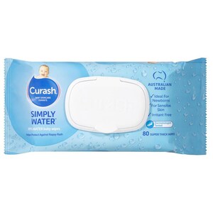 Curash Baby Simply Water 80 Baby Wipes