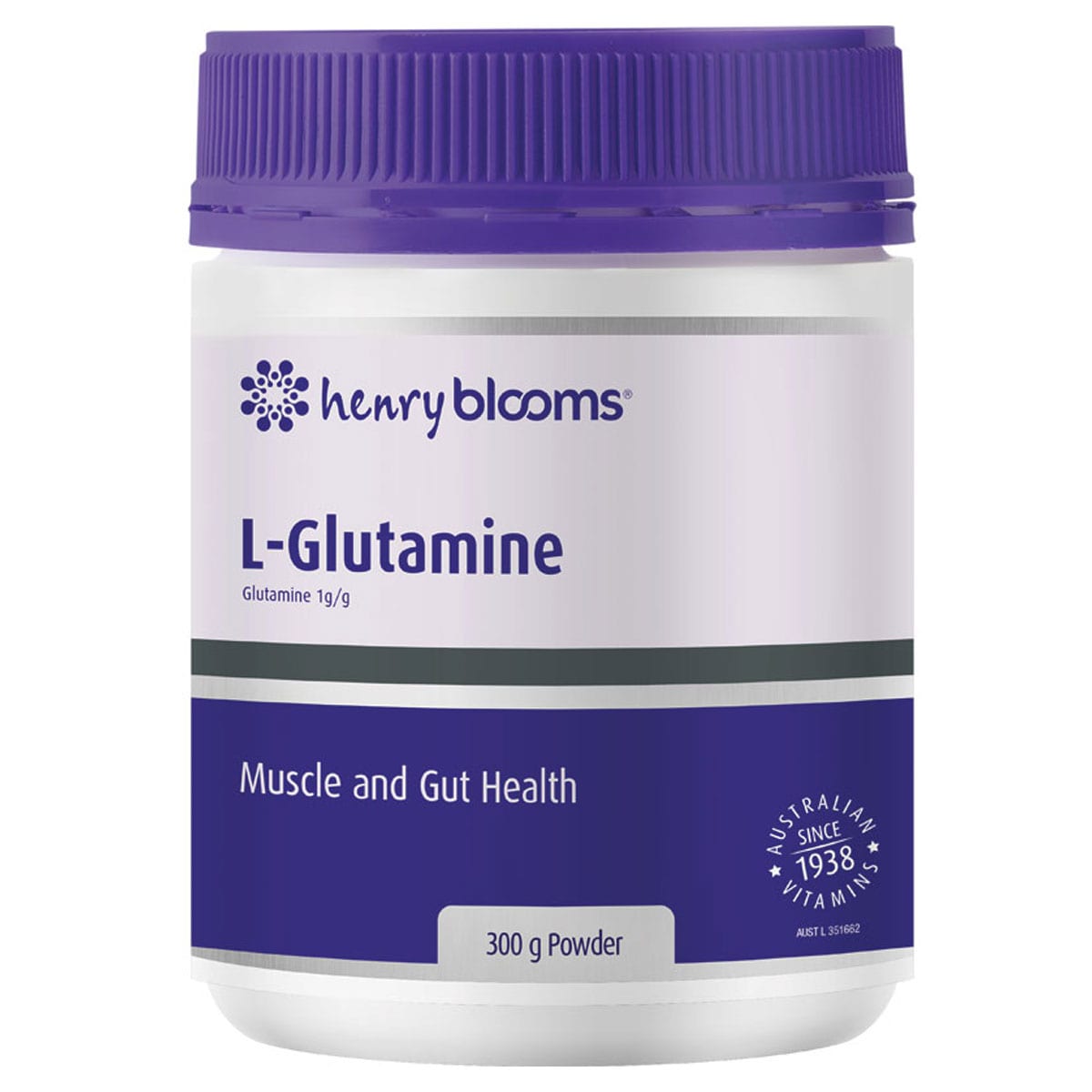 Henry Blooms L-Glutamine Powder 300G