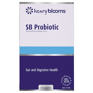 Henry Blooms Sb Probiotic Gut & Digestive Health 30 Capsules