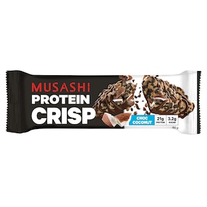 Musashi Protein Crisp Bar Choc Coconut 60G