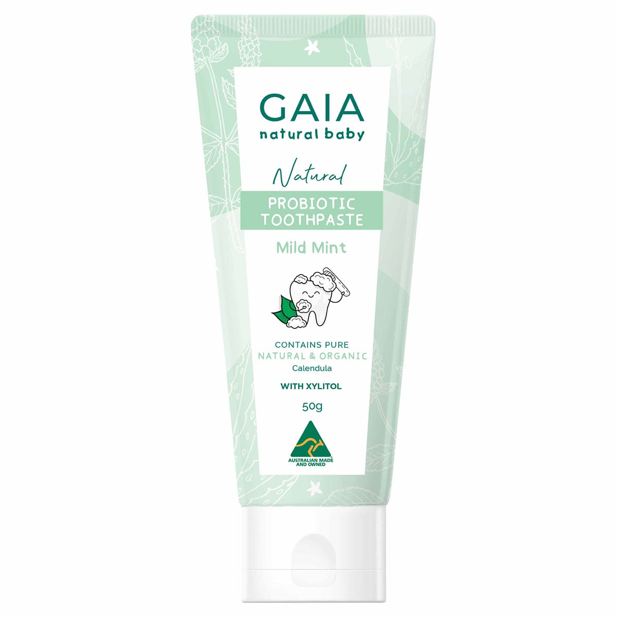 Gaia Natural Baby Mild Mint Toothpaste 50G