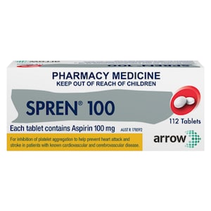 Spren Aspirin 112 Tablets