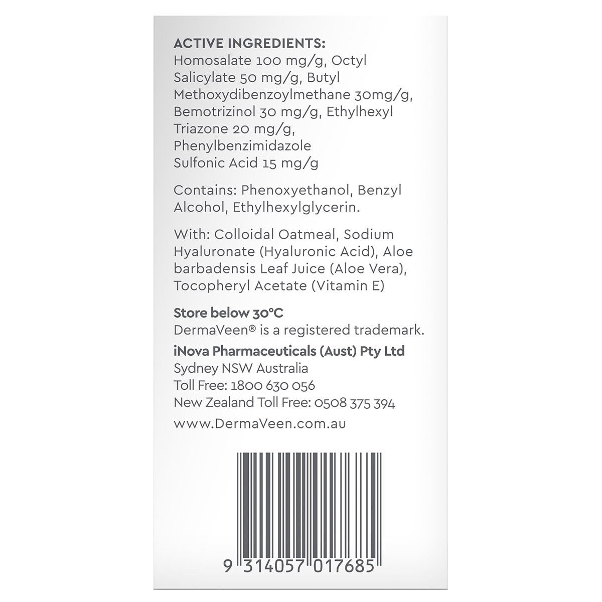 Dermaveen Ultra Light Day Lotion Spf50+ 50Ml