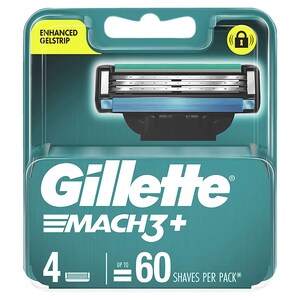 Gillette Mach3 Replacement Cartridges 4 Pack