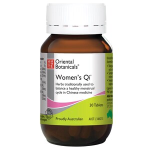 Oriental Botanicals Womens Qi 30 Tablets (New Formula)