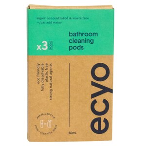 Ecyo Bathroom Cleaning Pods 3 Pack